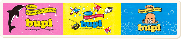Bupi detské mydlá - rok 1995