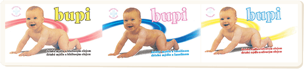 Bupi detské mydlá - rok 1997